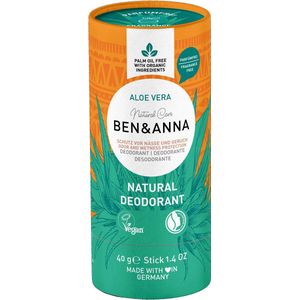 Ben&Anna - Aloë Vera - Deodorant - 40 gram - Papieren Tube