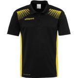 Uhlsport - Goal - Poloshirt - Zwart-Limoen Geel - Katoen