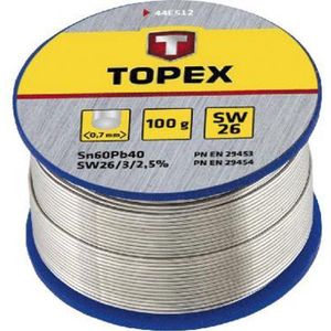 Topex soldeertin  0,7mm, Sn60%, 100gr, Sw26