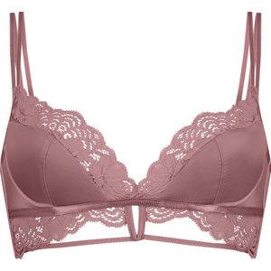 Hunkemöller Dames Lingerie Bralette Lainey - Roze - maat XL