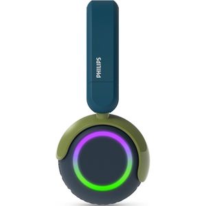 Philips TAK4200CT 4200-serie On Ear draadloze opvouwbare hoofdtelefoon voor kinderen - 45 uur afspeeltijd, beperkt volume, Audio delen, 3,5 mm- en USB-C-kabel meegeleverd - Kristalgroen