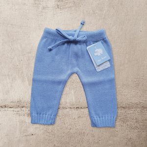 Mac Iusion Gebreid Broekje | Blauw | 1 Maand | maat 56