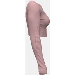 Ua Hg Rib 1/4 Zip-Pnk Size : SM