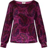 usha FESTIVAL Blouse  donkerblauw / lila / violetblauw