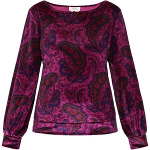 usha FESTIVAL Blouse  donkerblauw / lila / violetblauw