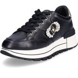 Liu Jo - Sneakers Laag - Zwart - Glad Leer - Met Plateau