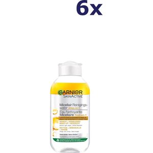 6x Garnier Micellair Water 100ml Reinigingswater olie