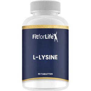 Fit for Life L-Lysine - Aminozuur - Verrijkt met zink - Vegetarisch en veganistisch - Geschikt voor zwangerschap - 90 tabletten - 1000 mg per tablet