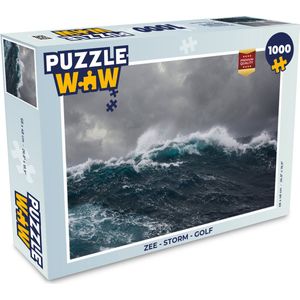 Puzzel Zee - Storm - Golf - Legpuzzel - Puzzel 1000 stukjes volwassenen