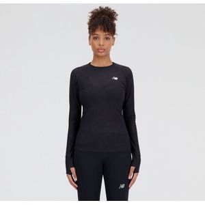 New Balance Q Speed 1ntro Long Sleeve - kleur: Zwart maat: S