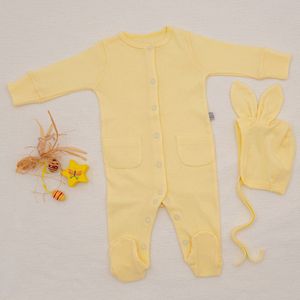 Enek- Newborn-Baby Kleding Jongens-Meisjes-%100 Biologisch Katoen-Baby Cadeau-Kraam Cadeau-Romper set-Babyshower Cadeau Set-0-3 Maanden-2 Delig