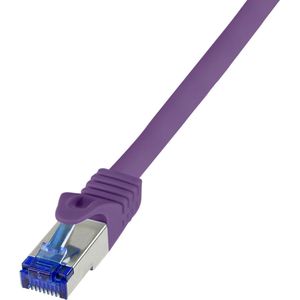 LogiLink C6A089S RJ45 CAT 6A S/FTP 7.50 m Violet 1 stuk(s)