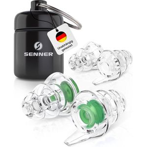 Senner - AcousticPro - Oordoppen - Transparant - Herbruikbaar