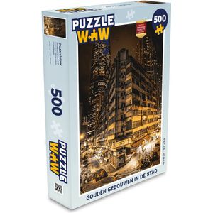 Puzzel Goud - Straten - Steden - Legpuzzel - Puzzel 500 stukjes