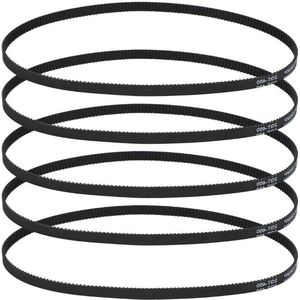 5 stuks - gesloten tandriem - GT2-6-400MM - 3D-printeraccessoires - eindeloze transmissieriem - rubber .