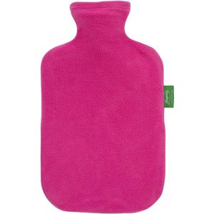 Warmwaterkruik 2,0 liter met gerecyclede fleece bekleding - Pijnverlichting en Veiligheid