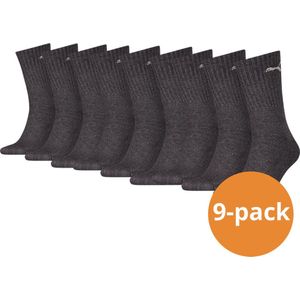 Puma - Sportsokken - Antraciet - 9 paar - Unisex