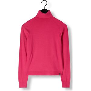 Simple Knit-vis-pl-nyl-23 Truien & vesten Dames - Sweater - Hoodie - Vest- Roze - Maat L