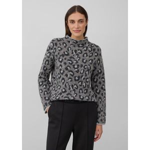 s.Oliver BLACK LABEL - Gebreide Pullover - Dierenprint - Regular Fit