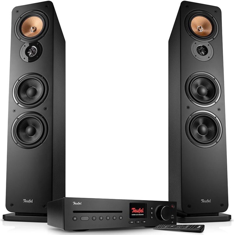 Teufel - ULTIMA 40 KOMBO 3 - Compleet Stereosysteem - zwart - WiFi, Bluetooth, DAB+/FM Radio