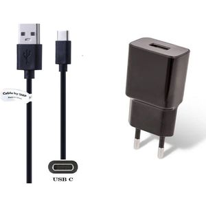 OneOne 2A lader + 2.0m standaard USB C kabel. Oplader adapter past op Samsung Galaxy S10, S10+, S10e, S10 FE, S10 Lite, Z Flip 4, Z Flip 5, Galaxy Tab S9, S9 FE, Tab S10+, S10 FE+, S10 Ultra