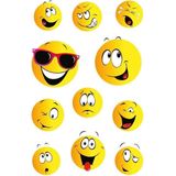 33x Smiley stickers - kinderstickers - stickervellen - knutselspullen