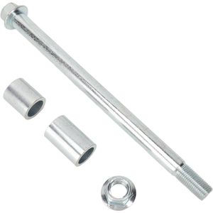 Voorwielas achter achterwielas geperforeerd 15 mm 220 mm met 2 bussen voor Pit Pro Trail Dirt Bike 70 cc 90 cc Ik heb het merk 'Pit Pro' uit de titel verwijderd. Is dit wat je bedoelt? Zo niet, laat het me weten en ik help graag verder!
