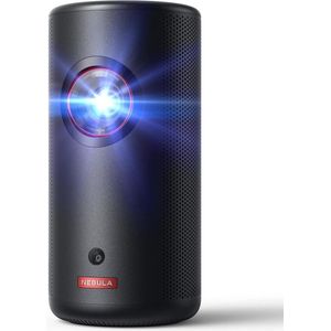 Anker Nebula Capsule 3 Laser – Draagbare Smart Mini Projector – 1080p Full HD – 300 ANSI Lumen – Laserprojector – Autofocus – 120-inch Beeld – Ingebouwde Batterij met 2,5 Uur Speeltijd – Dolby Digital – Zwart