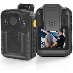 Bodycam Lichaamscamera met verbeterd geheugendesign - 1296P Super HD Body Cam Mini - microfoon en nachtzicht - lichte body camera - bodycamcamera - 64 GB