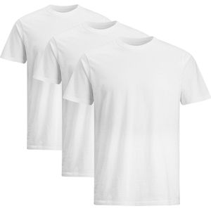 JACK & JONES T-shirt JACUNDER (set van 3) Wit