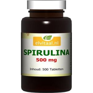 Elvitaal Spirulina - 500 mg  - 500 tabletten - Voedingssupplementen - Superfood