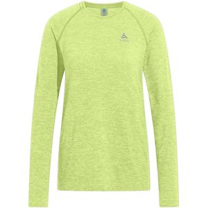 Odlo Crew Essential Seamless T-shirt Met Lange Mouwen Groen S Vrouw