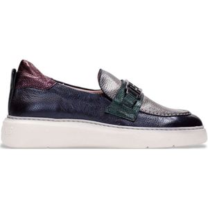 Hispanitas - CHI243655 - Leren Loafers - Marineblauw - Casual