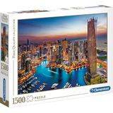 Puzzel Dubai Marina (1500 Stukjes) - Clementoni High Quality Collectie