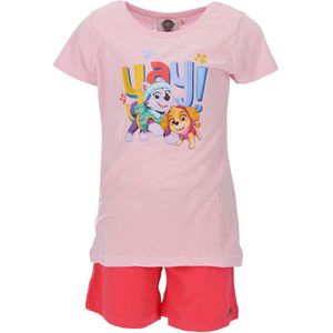 Paw Patrol Pyjama - Shortama - Maat 98/104 - Katoen - Roze - Meisjes