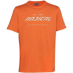 Head Racket Radical T-shirt Met Korte Mouwen Oranje XL Man