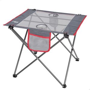 Opvouwbare Campingtafel - Ultrazacht en Lichtgewicht - Handig voor Picnics en Kamperen - Afmetingen 62 x 50 x 50 cm