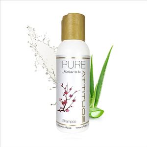 Trontveit - PURE Mother to Be ATTITUDE Shampoo 100 ml - Natuurlijke Ingrediënten, Mild Voor Baby's Huid, Parabenen- en SLS-vrij, Vegan, Cruelty-Free, Multifunctioneel