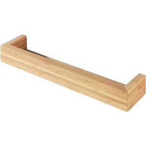 Nieuwe titel: Wandrek van bamboe 40 cm - wandplank 40 x 9 x 5 cm naturel