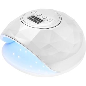 UV LED lamp Shiny zilver 86W - LED Nagellamp - Nageldroger - LED Lamp Nagels