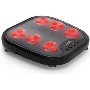 Snailax Shiatsu Voetmassageapparaat met warmtefunctie - 18 kneedmassagekoppen - elektrisch voetmassageapparaat voor ontspanning - cadeaus voor mannen - met zoekwoord1 - zoekwoord2 Elektrische voetmassage