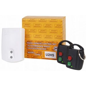 Elmes U2HS 2-kanaals radio-ontvanger met 2 afstandsbedieningen