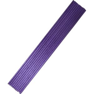 Luxe Losse Aromatherapie Geurstokjes - 25 Stuks - Paarse Vezel - 26cm x 4mm - Geurverspreiders - Navulling Geurstokjes Paars - Diffuser