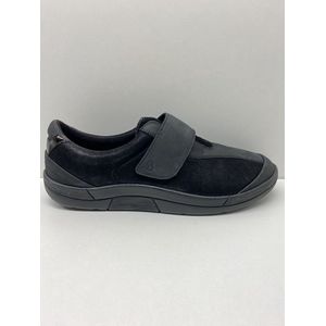 BERKEMANN -Damesmodel Henni 05403-919 - sneaker - zwart, nubuck - stretch - mt 38 2/3 (UK:5,5)