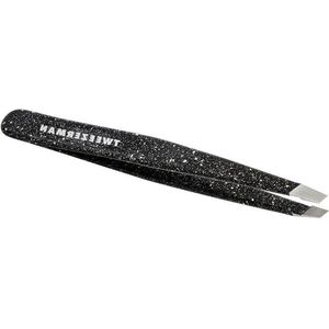 40ste Verjaardag Slant Pincet - Afgestoft Onyx