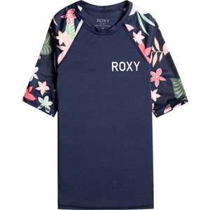 Roxy - UV Rashguard voor meisjes - Korte mouw - UPF50 - Mood Indigo Alma Swim - maat 164cm