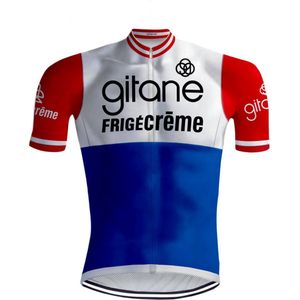 Gitane - Retro Wielershirt - Creme - Katoen