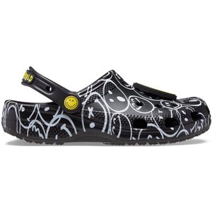 Crocs SPECIALS Classic Smiley World Charm Clog Zwart/Multi Maat 43-42 M10/W12