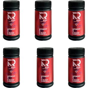 New Rebel Volume Effect Poeder 6 stuks - Gold style - Haar Haarstyling - Haarwax, Poeder Wax, Powder, Styling, Wax - 120.gr