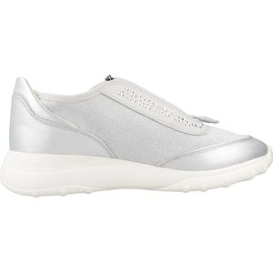 Geox - D ALLENIEE - Sneakers - Zilver - Ademend